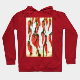 Red-hot spicy peppers Hoodie